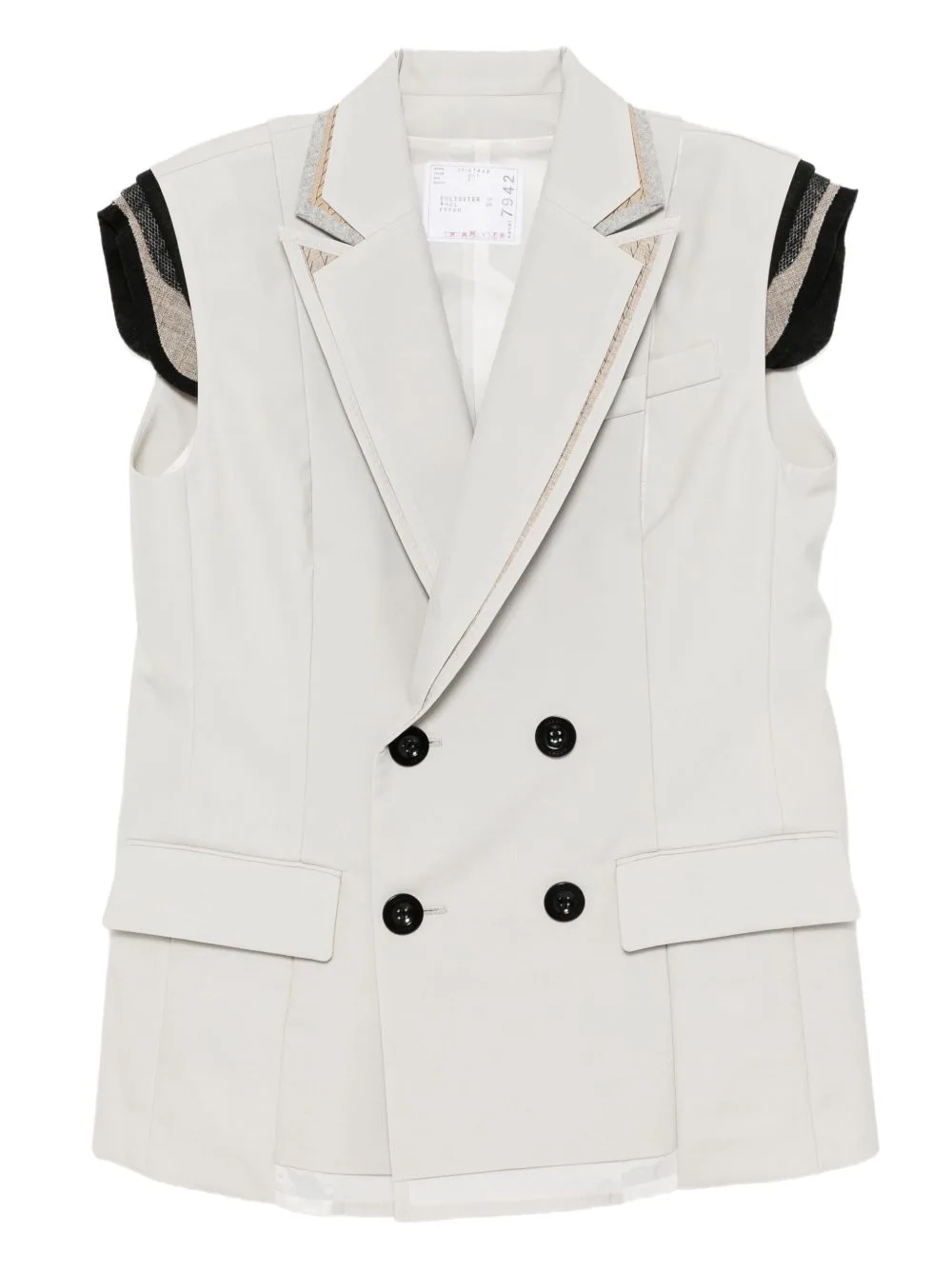 Double-Breasted Waistcoat by sacai