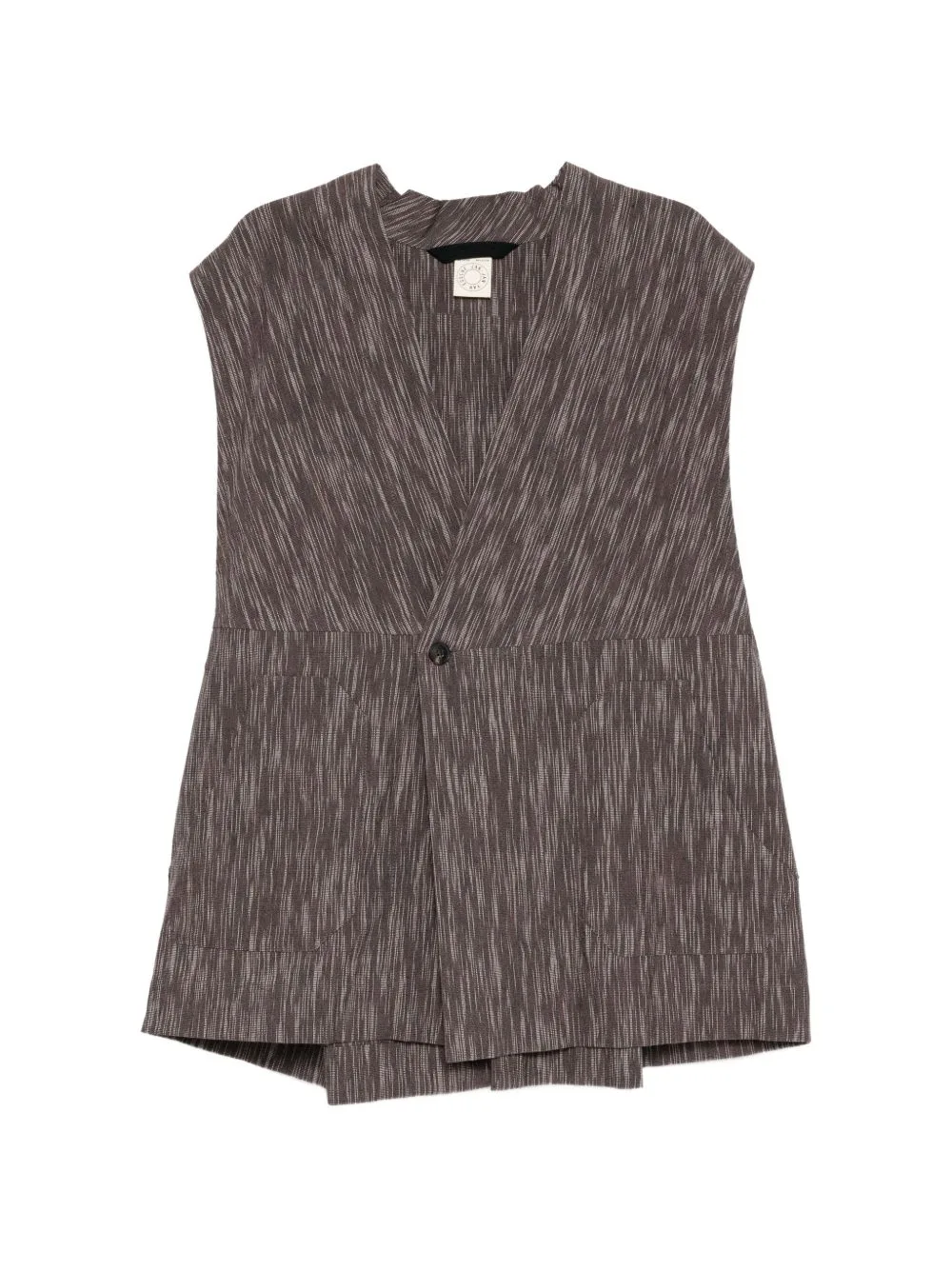 V-Neck Button-Up Gilet by Jan Jan Van Essche