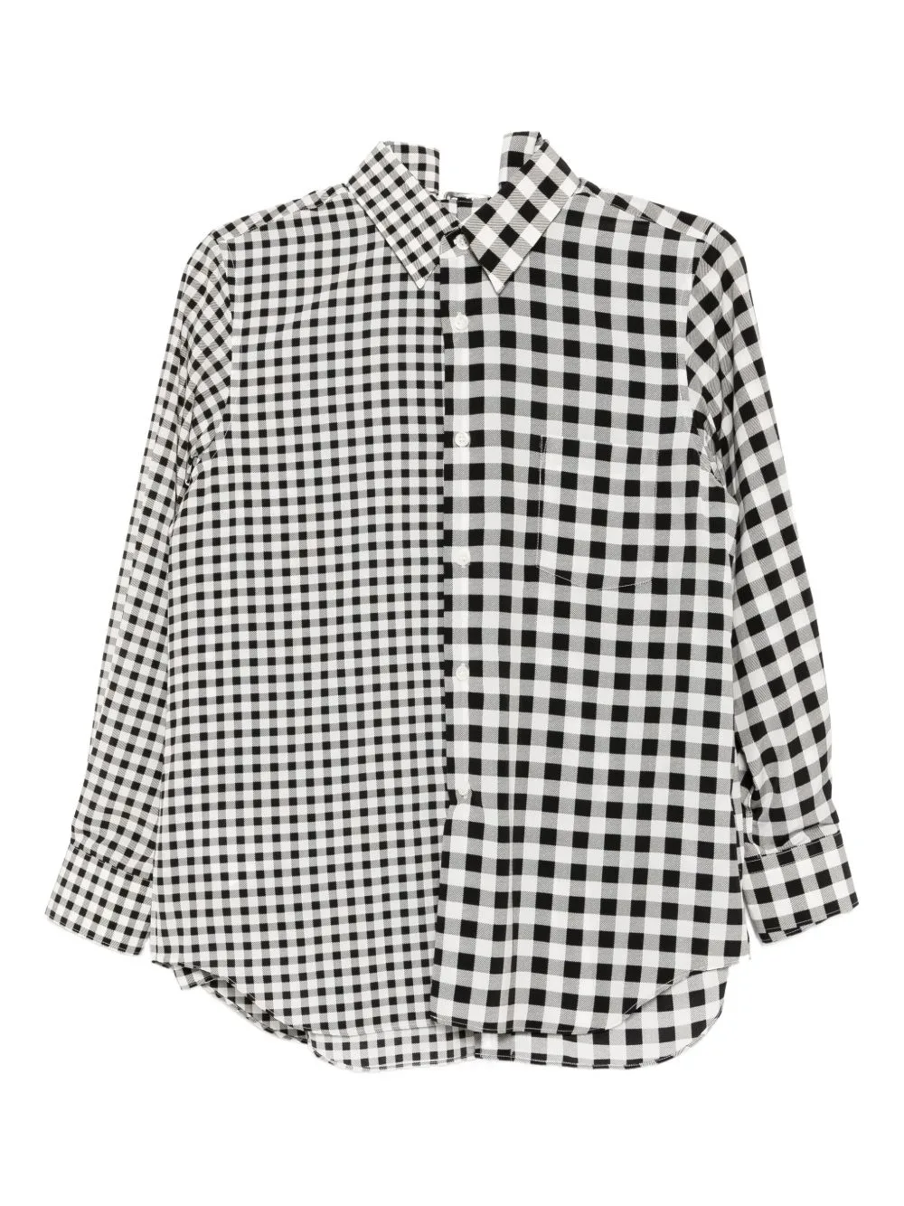 Layered Plaid Shirt by Comme Des Garçons