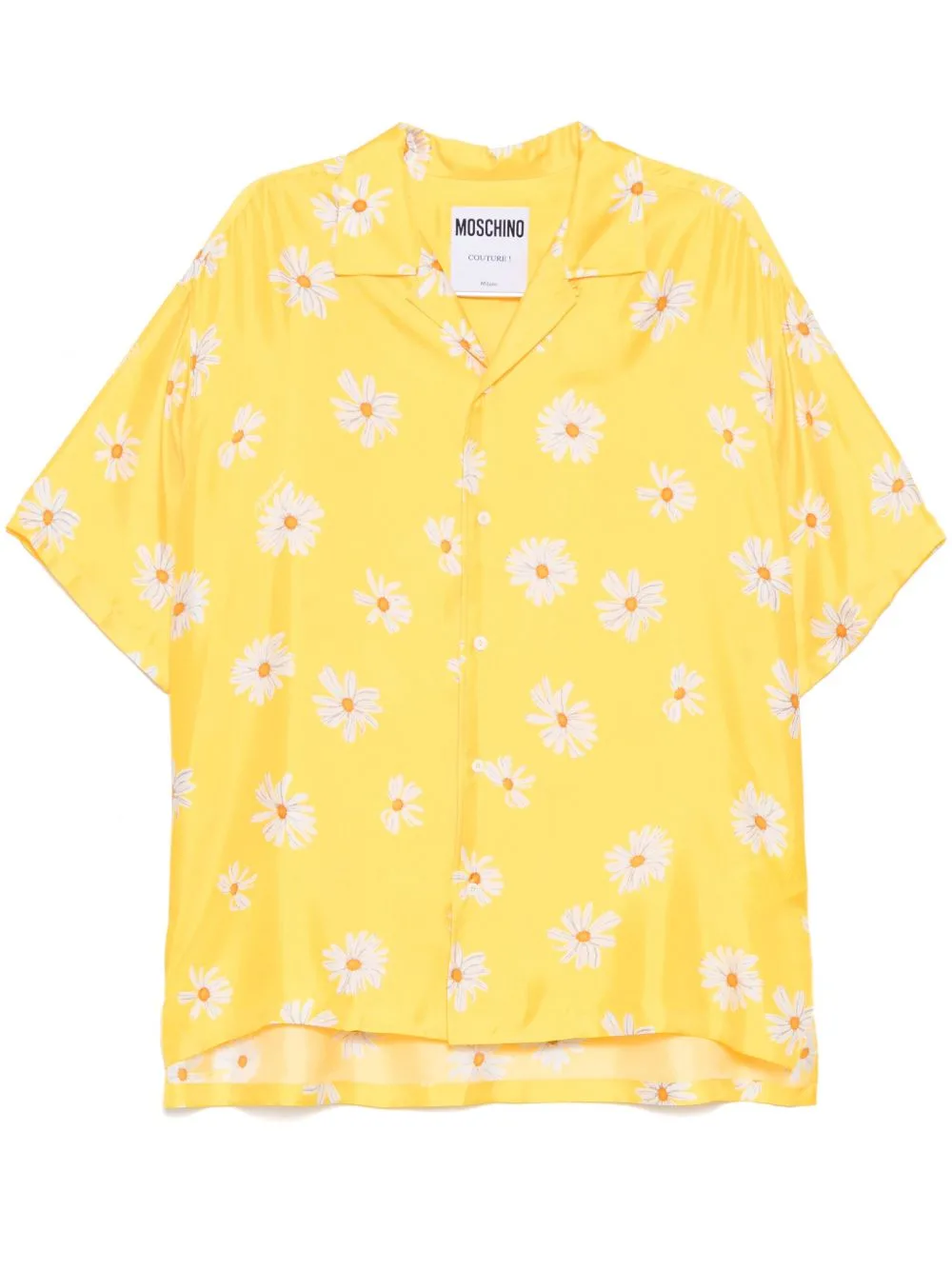 Floral-Print Shirt by Moschino