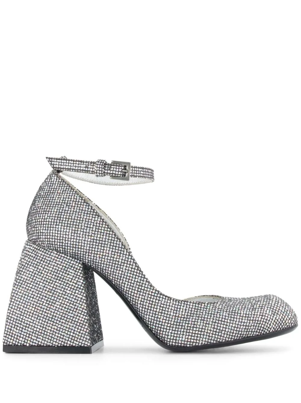 Square-Toe Block-Heel Pumps by Nodaleto