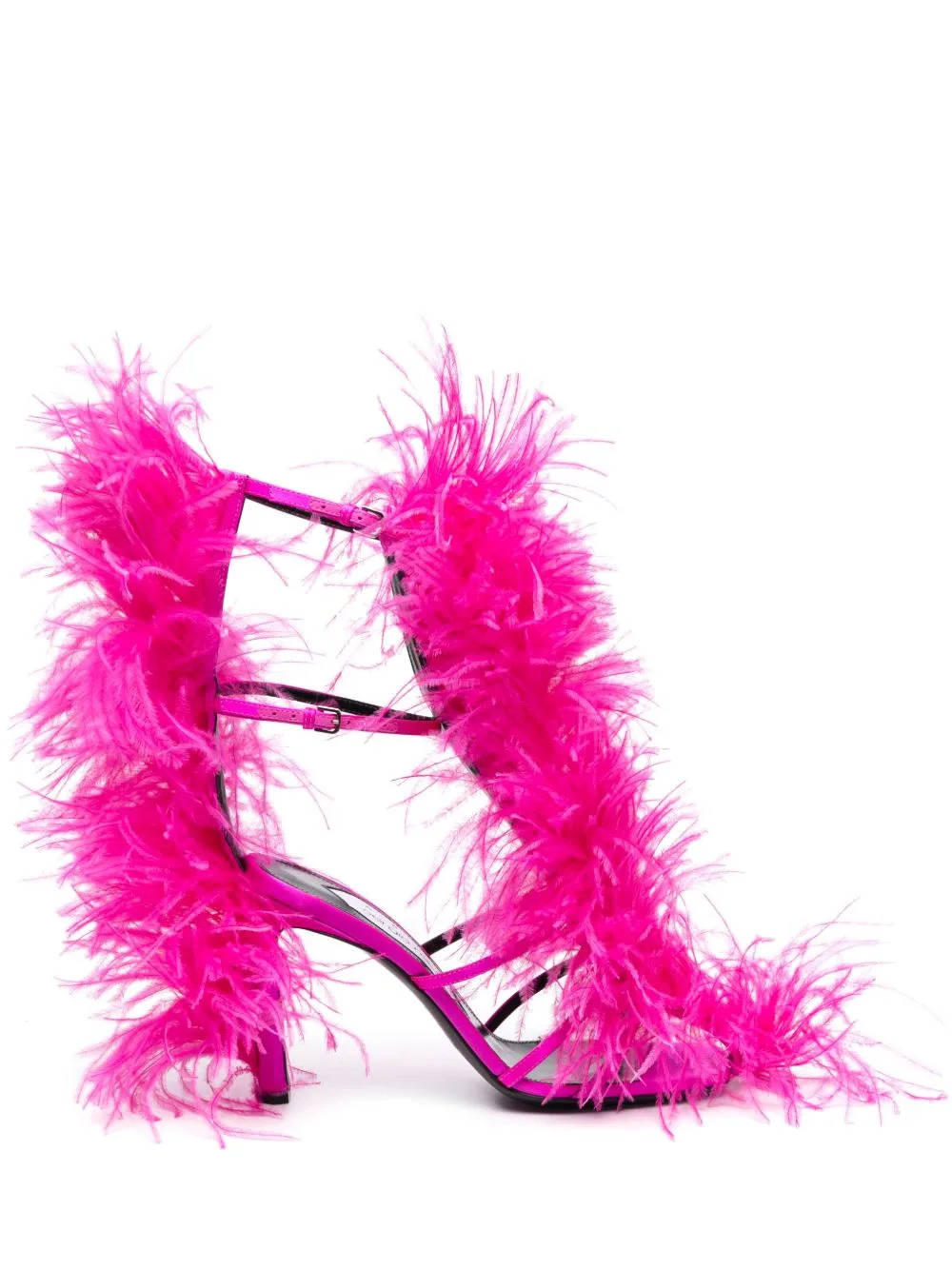 AREA x Sergio Rossi Amazona 100mm Sandals by AREA