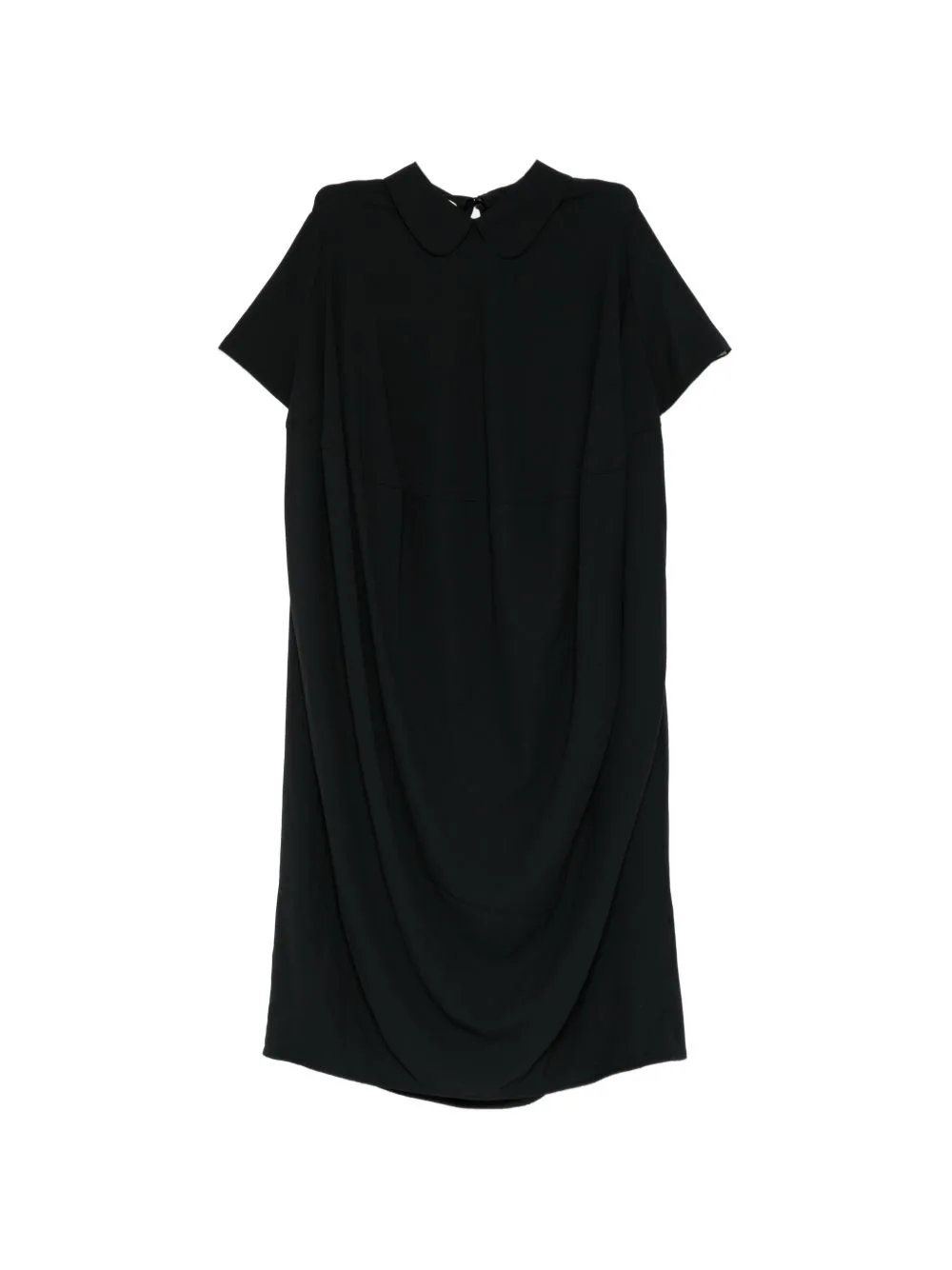 Peter Pan Collar Draped Dress by Melitta Baumeister