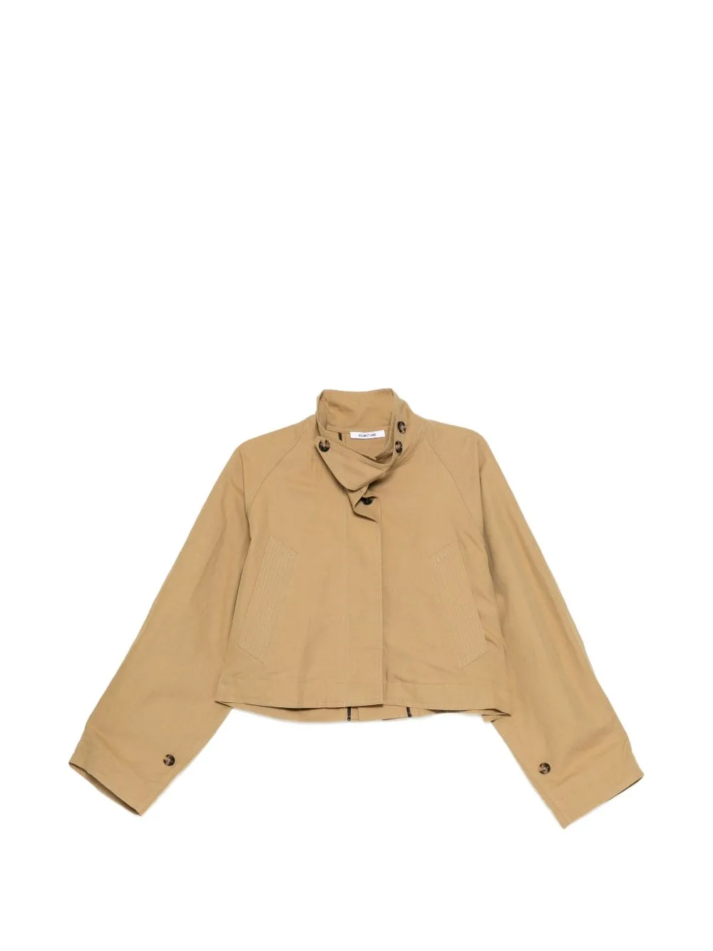 Button-Up Raglan-Sleeve Jacket by Helmut Lang
