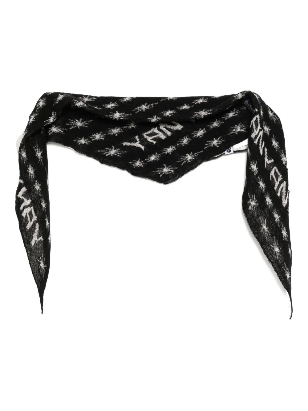 Starry-Logo Bandana by YANYAN KNITS