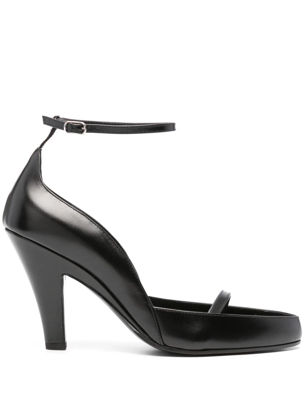 90mm Cut-Out Leather Pumps by The Row
