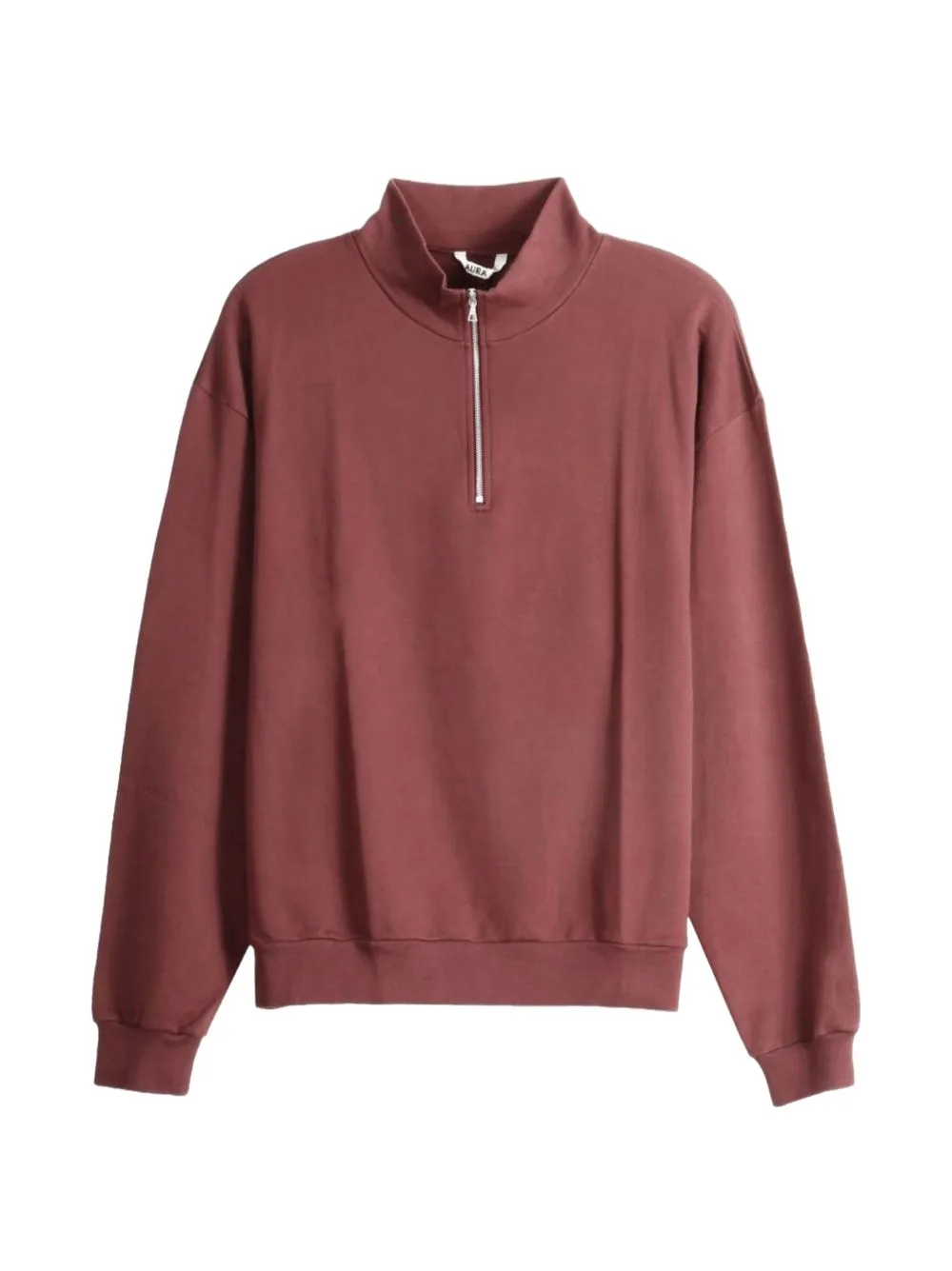Half-Zip Sweatshirt by Auralee