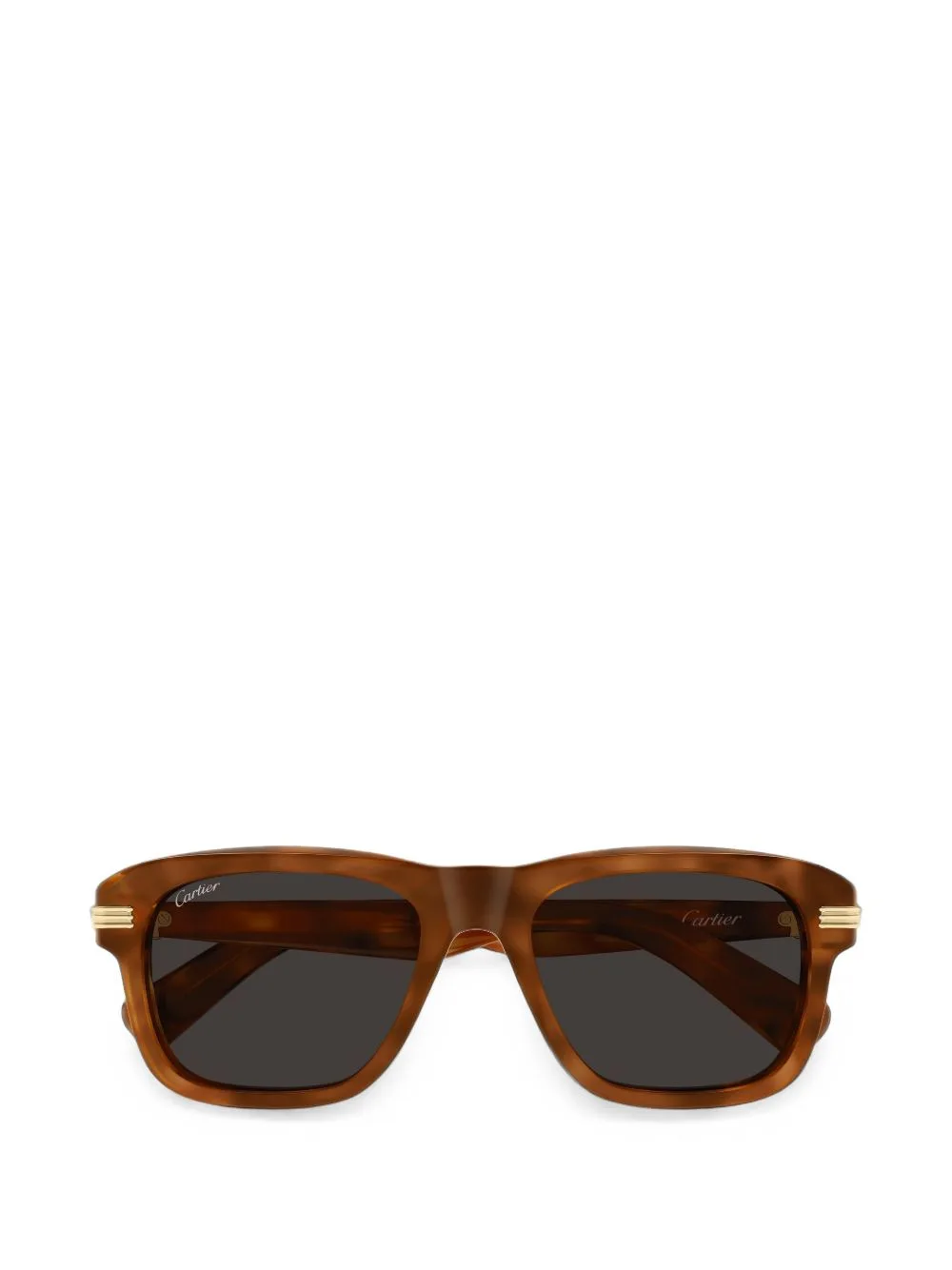 Tortoiseshell-Effect Sunglasses by Cartier Eyewear