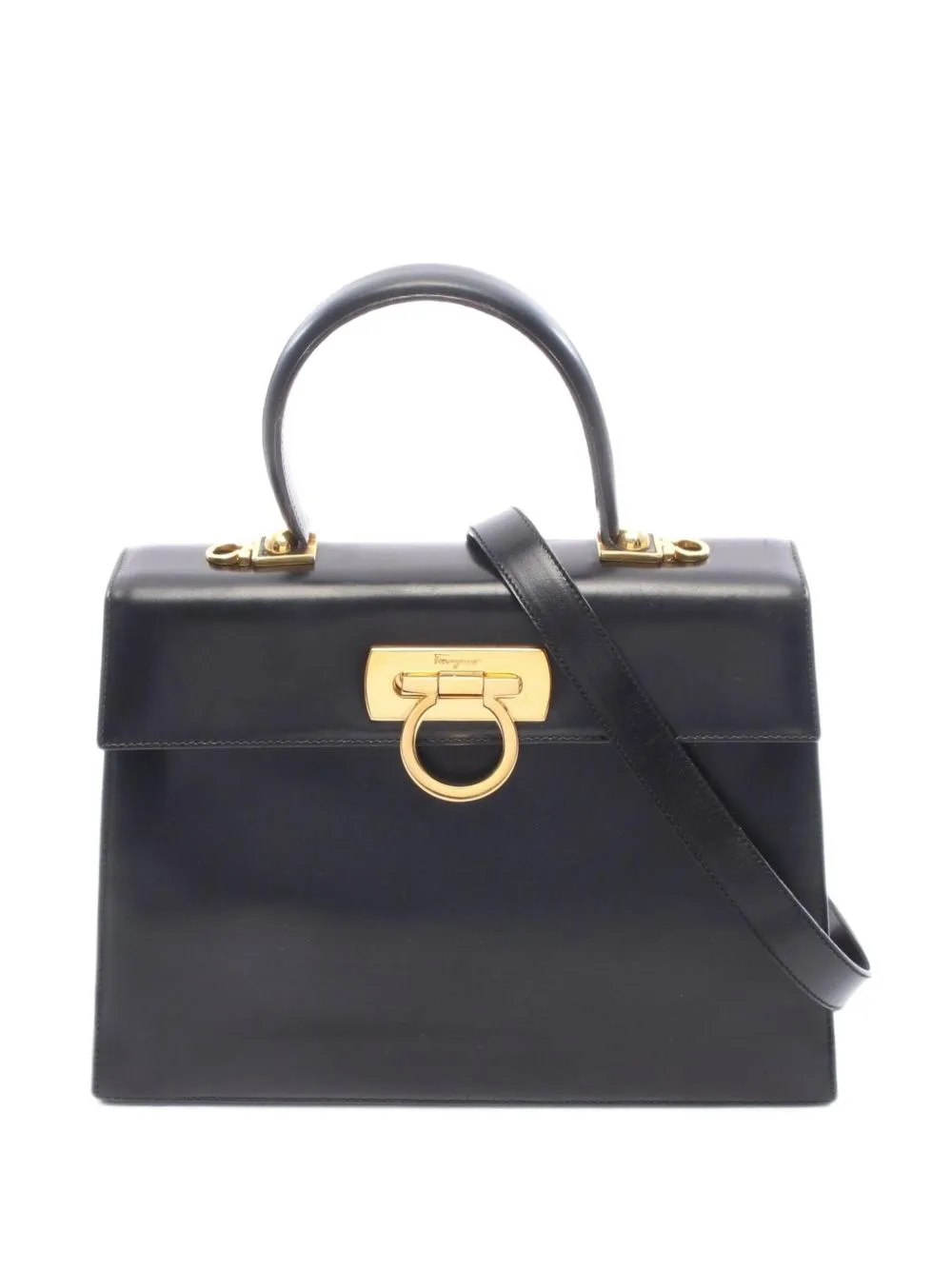 2000s Gancini Shoulder Bag by Ferragamo Pre-Owned
