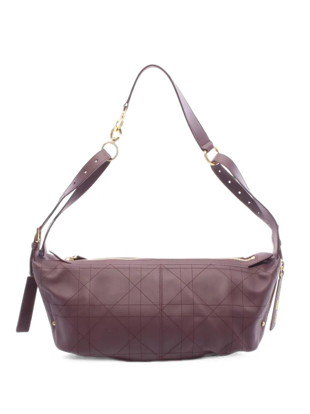 2010s D-Journey Cannage Shoulder Bag by Christian Dior Pre-Owned