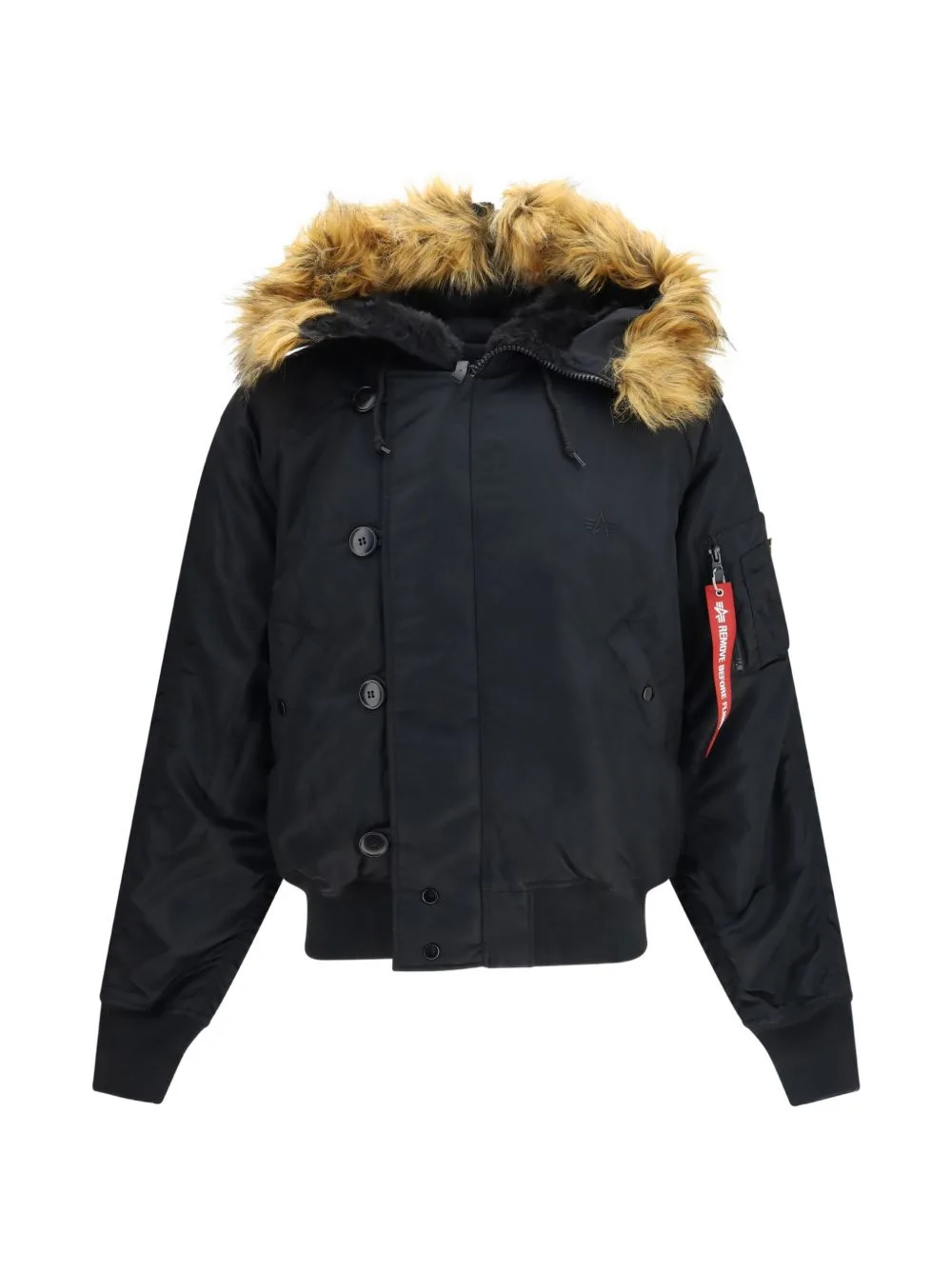 N-2B Heritage Faux-Fur Trim Jacket by Alpha Industries