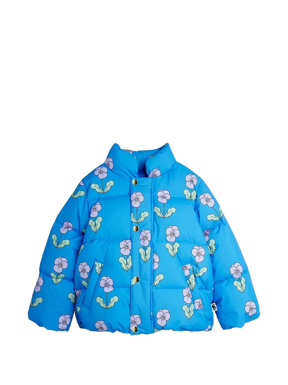 Violas Citypuffer Floral-Print Jacket by Mini Rodini