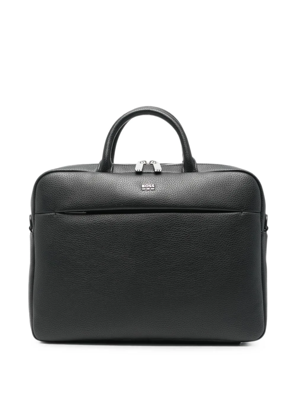 Pebbled-Texture Briefcase by BOSS