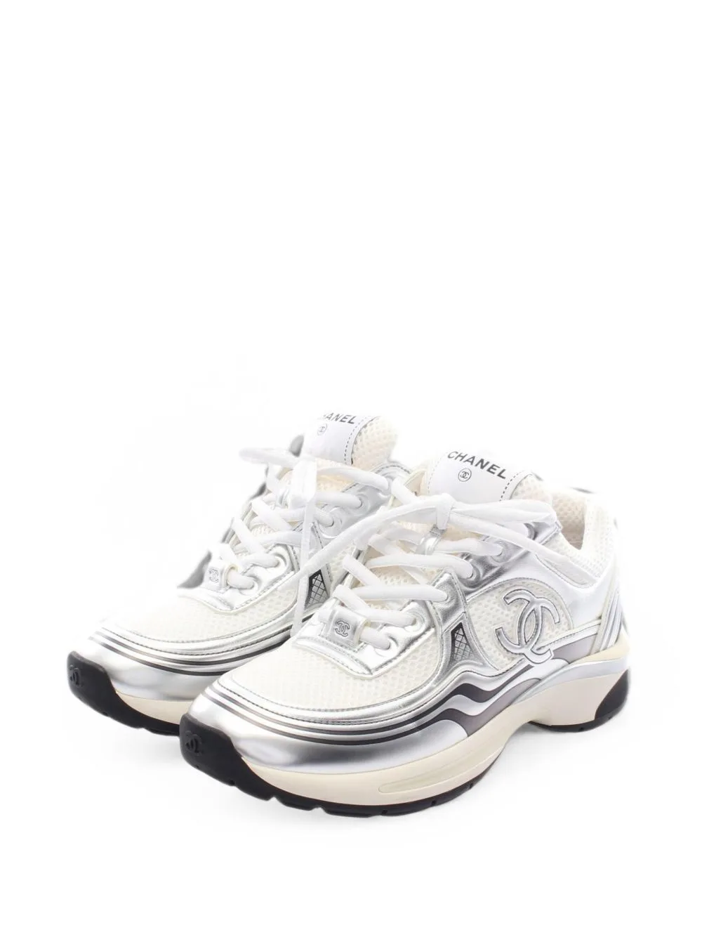 1986-1988 Interlocking CC Sneakers by CHANEL Pre-Owned