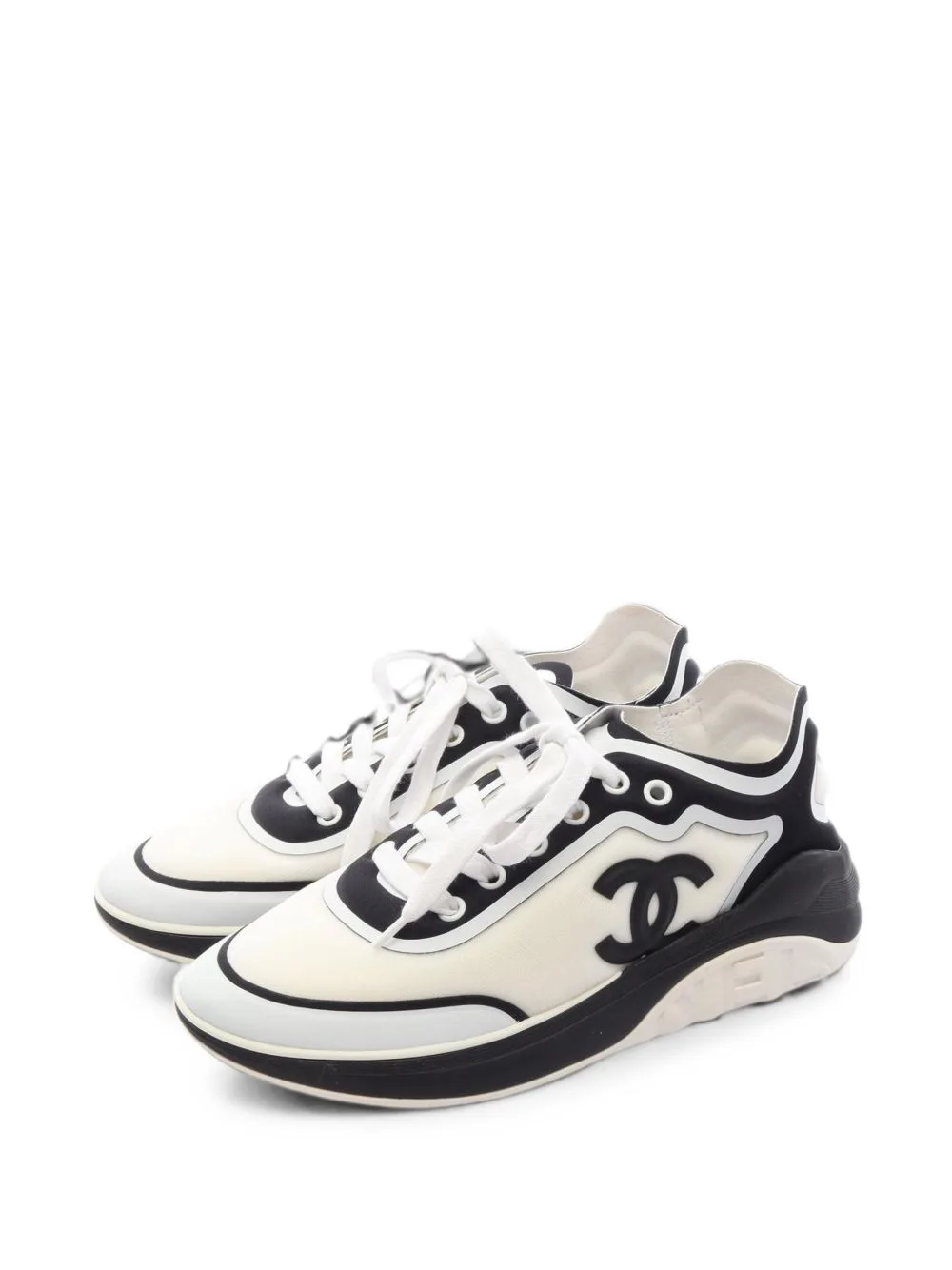 1986-1988 Coco Mark Mesh Sneakers by CHANEL Pre-Owned