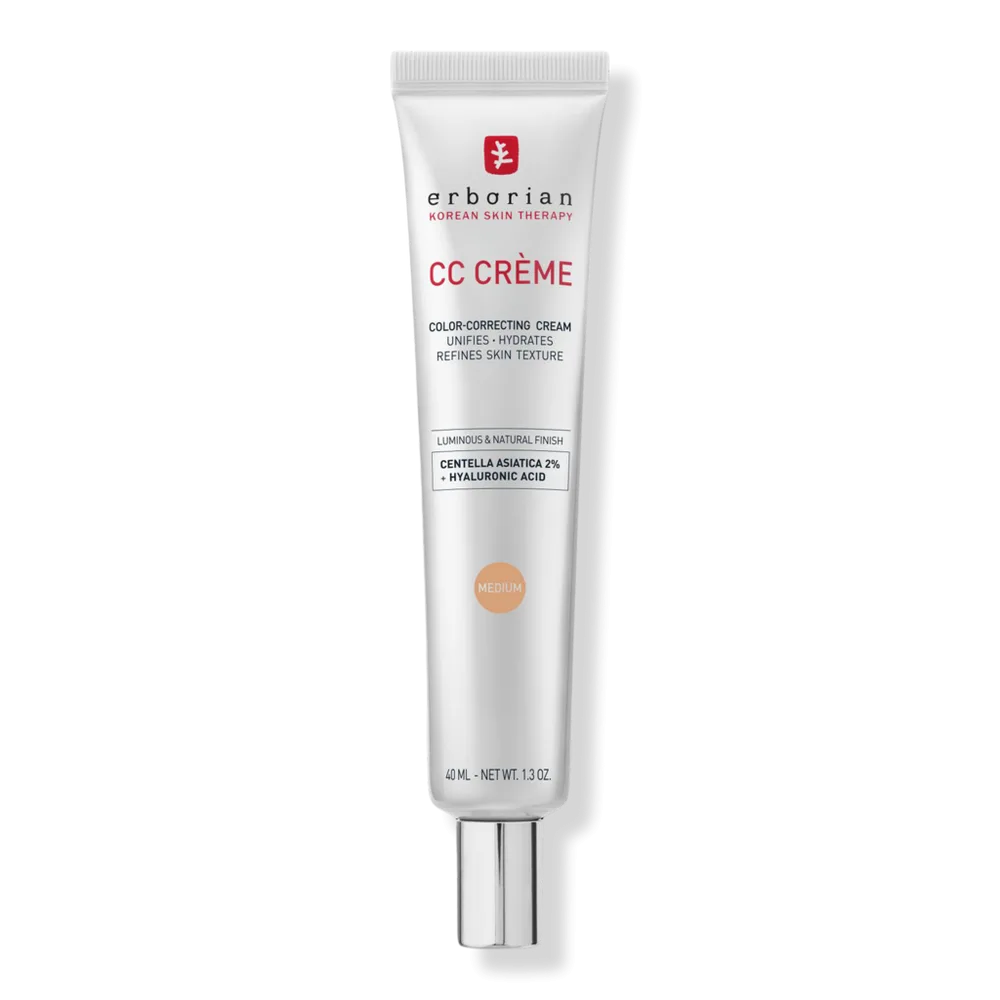 CC Cream Color-Corrector with Korean 2% Centella Asiatica & Hyaluronic Acid by Erborian
