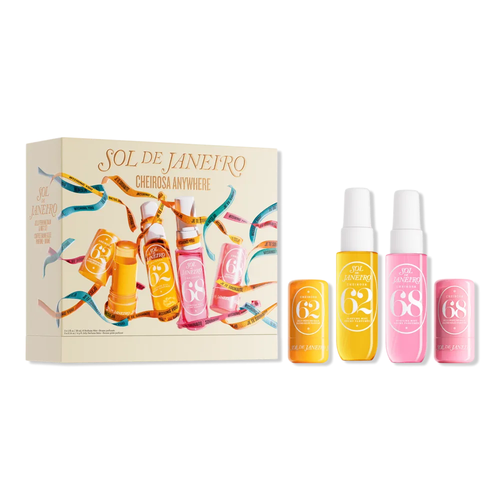 Cheirosa Anywhere Jelly Perfume Balm & Mist Gift Set by Sol de Janeiro