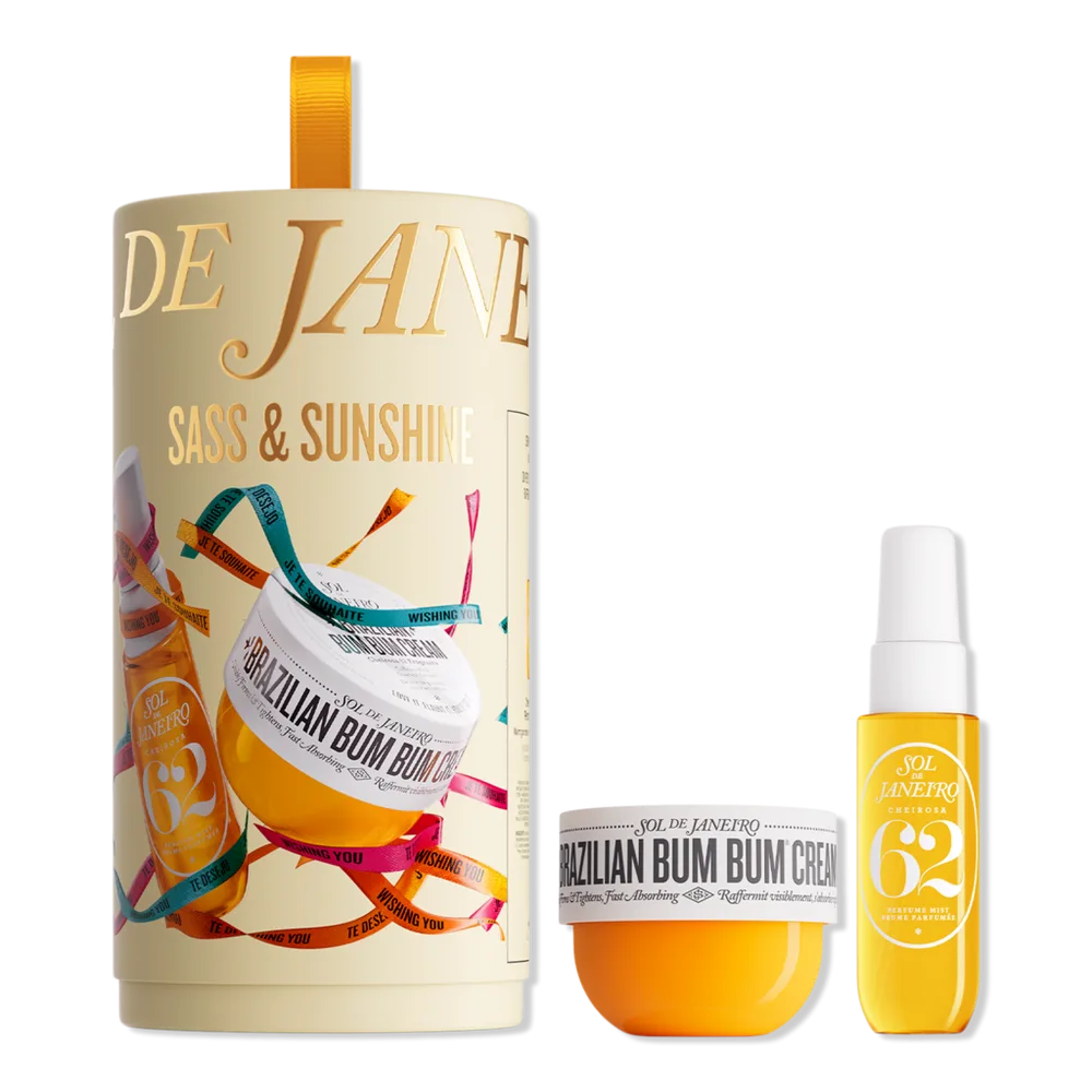 Sass & Sunshine Firming Body Cream & Perfume Mist Duo by Sol de Janeiro