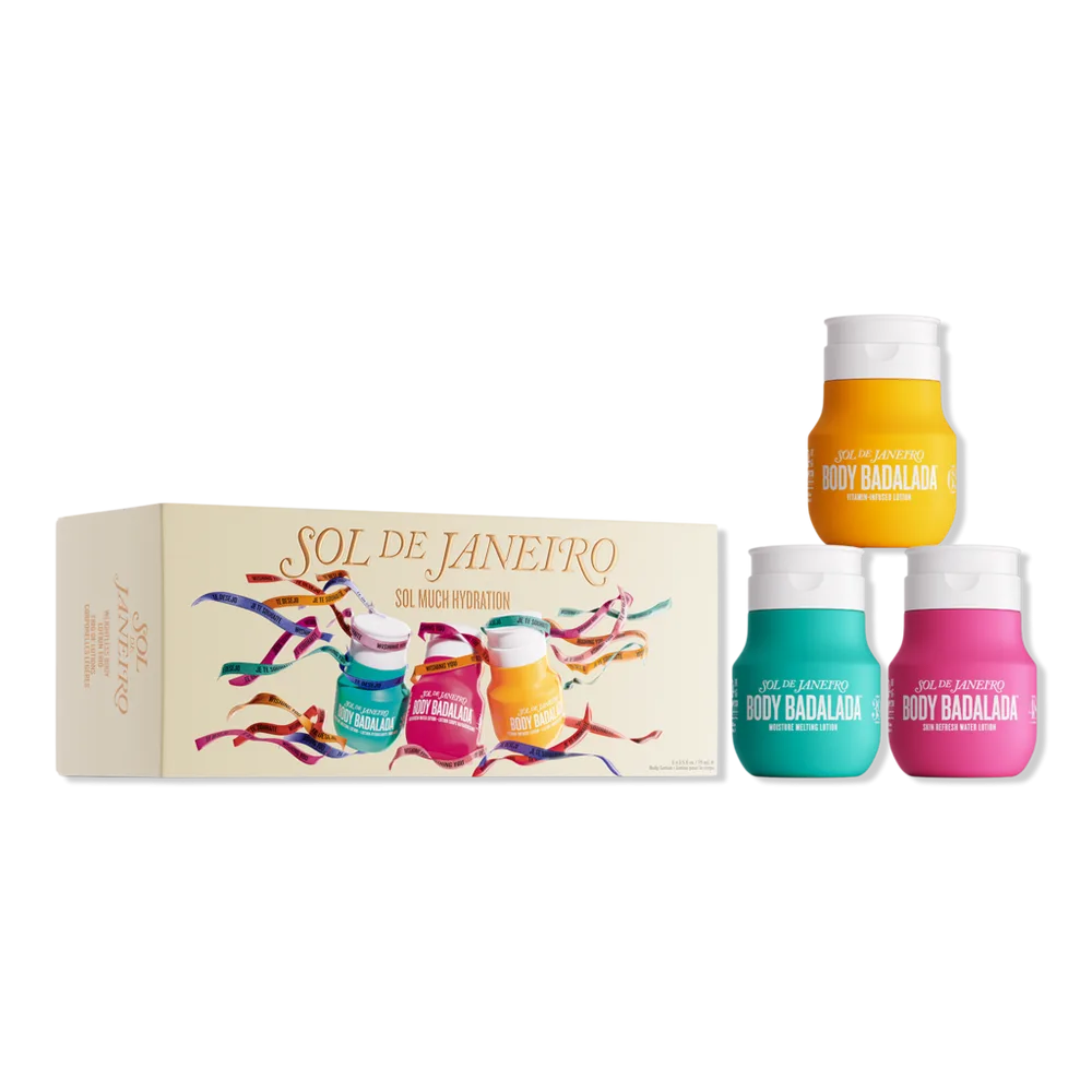 Sol Much Hydration Travel Size Weightless Body Lotion Trio by Sol de Janeiro