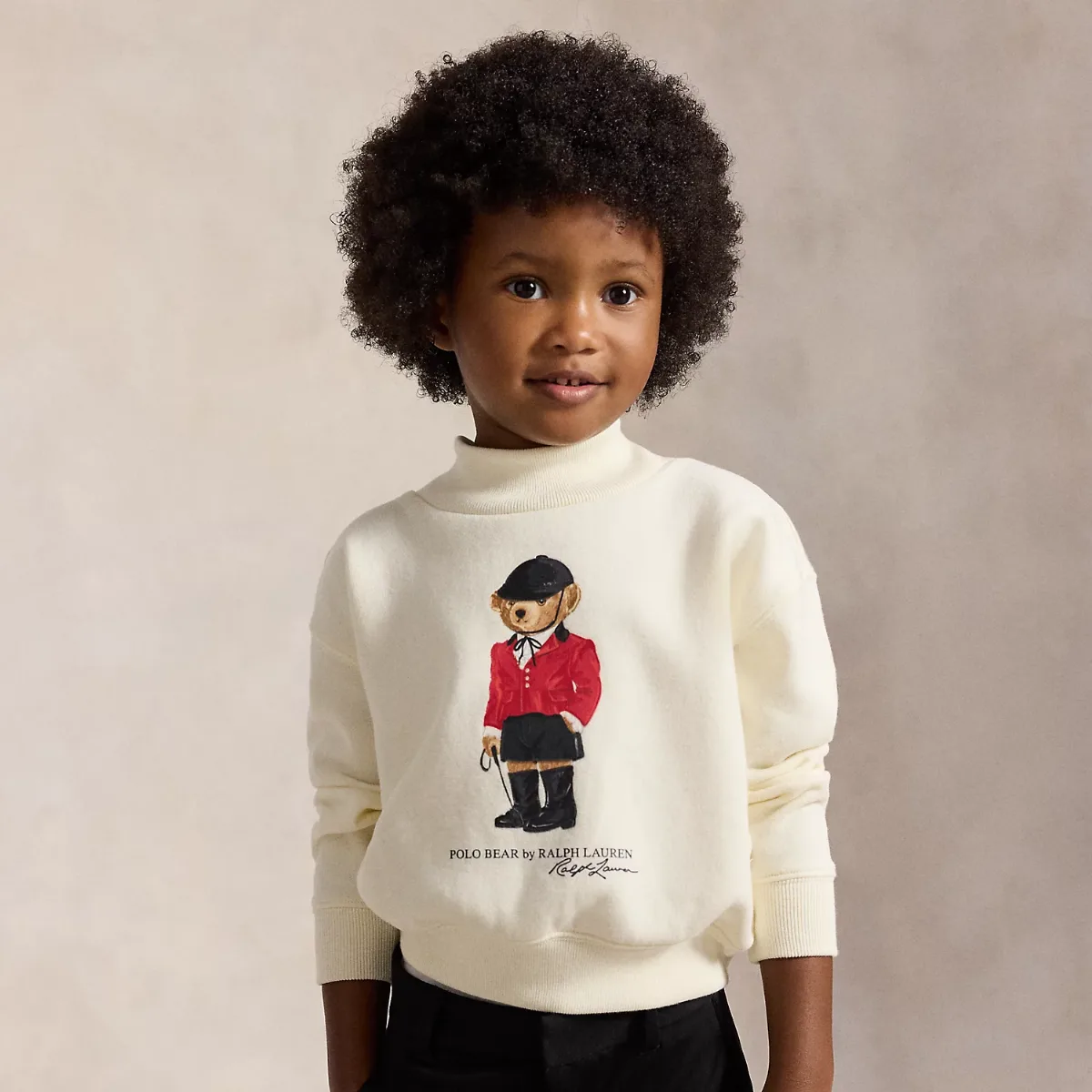 Polo Bear Fleece Boxy Sweatshirt by Ralph Lauren