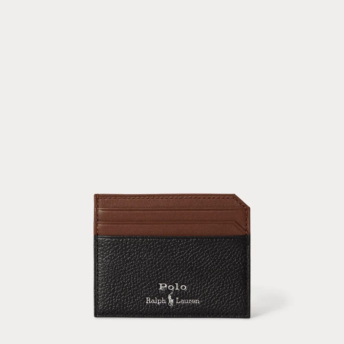 Two-Tone Leather Card Case by Polo Ralph Lauren