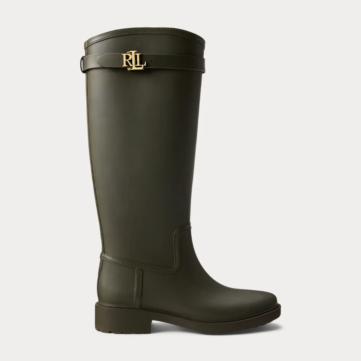 Portiah Tall Rubber Rain Boot by Lauren Ralph Lauren