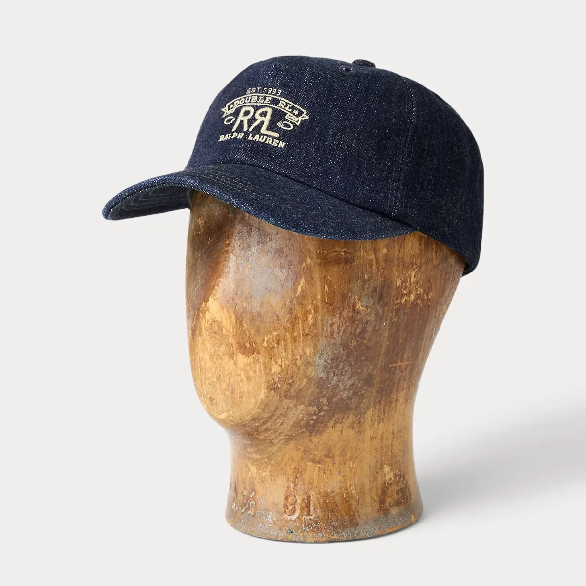 Ranch Logo Denim Ball Cap by Ralph Lauren RRL