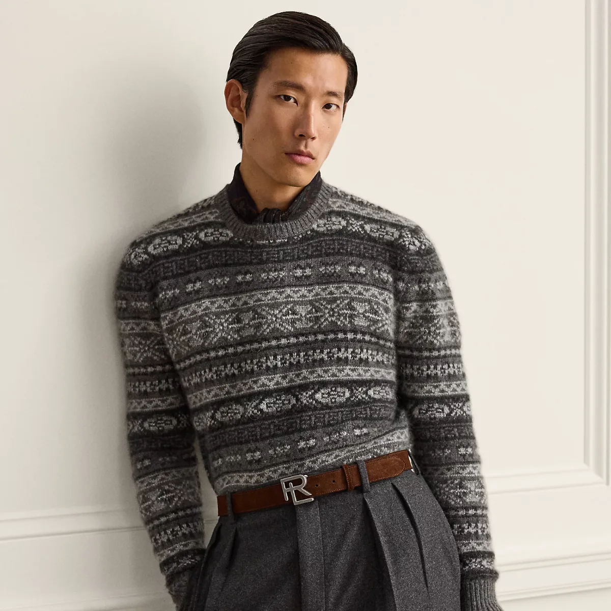 Fair Isle Cashmere-Blend Jumper by Ralph Lauren Purple Label