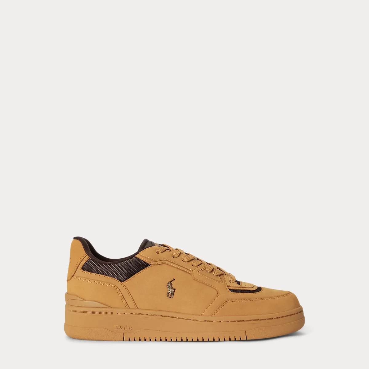 Open Masters Nubuck-Panelled Trainer by Polo Ralph Lauren