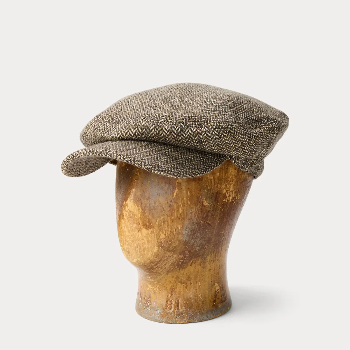 Wool-Blend Herringbone Driver's Cap by Ralph Lauren RRL