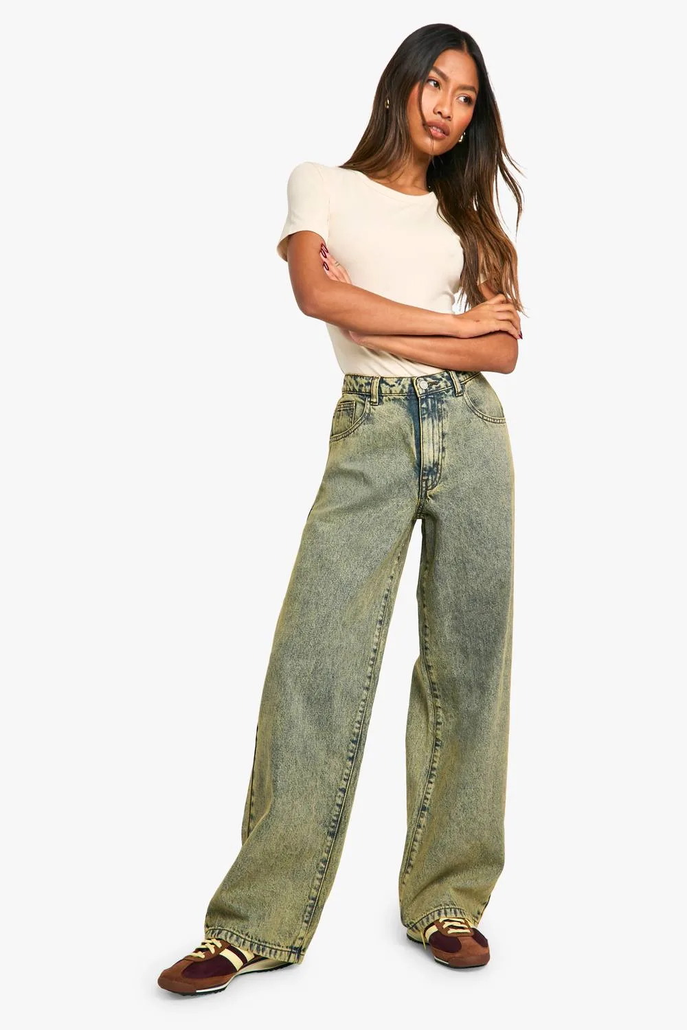 The Boyfriend Denim Jean by boohoo