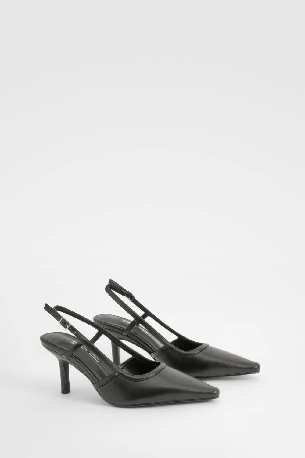 Wide Fit Slingback Court Shoes by boohoo