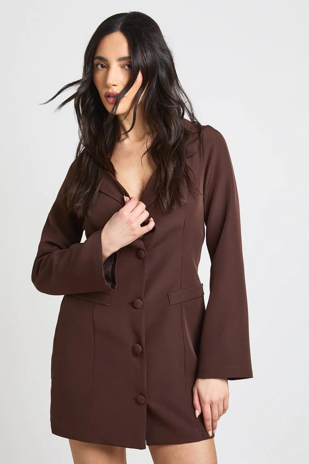 Bardot Fitted Blazer Dress by boohoo