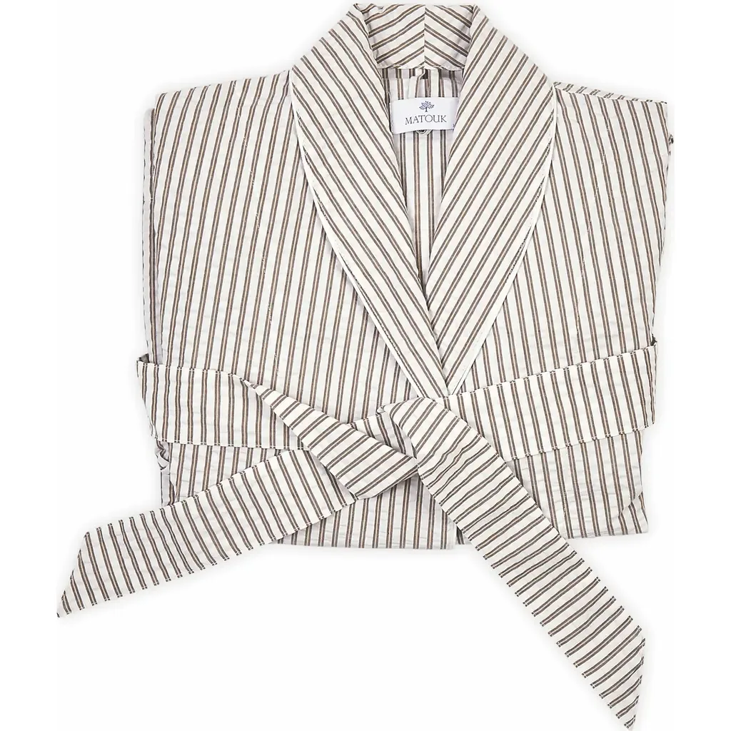 Matteo Stripe Robe by Matouk