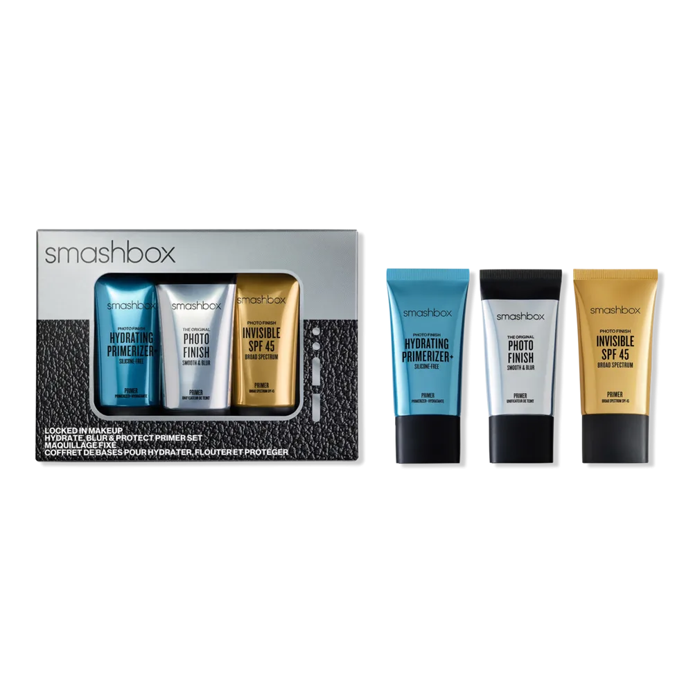 Locked in Makeup Hydrate, Blur & Protect Primer Set by Smashbox