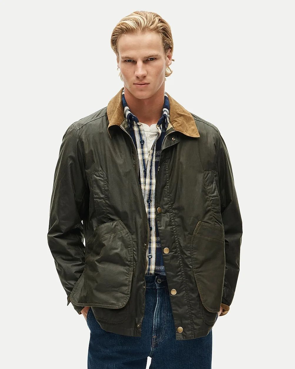 Barbour® x J.Crew Barn Jacket™ in Waxed Cotton by J.Crew
