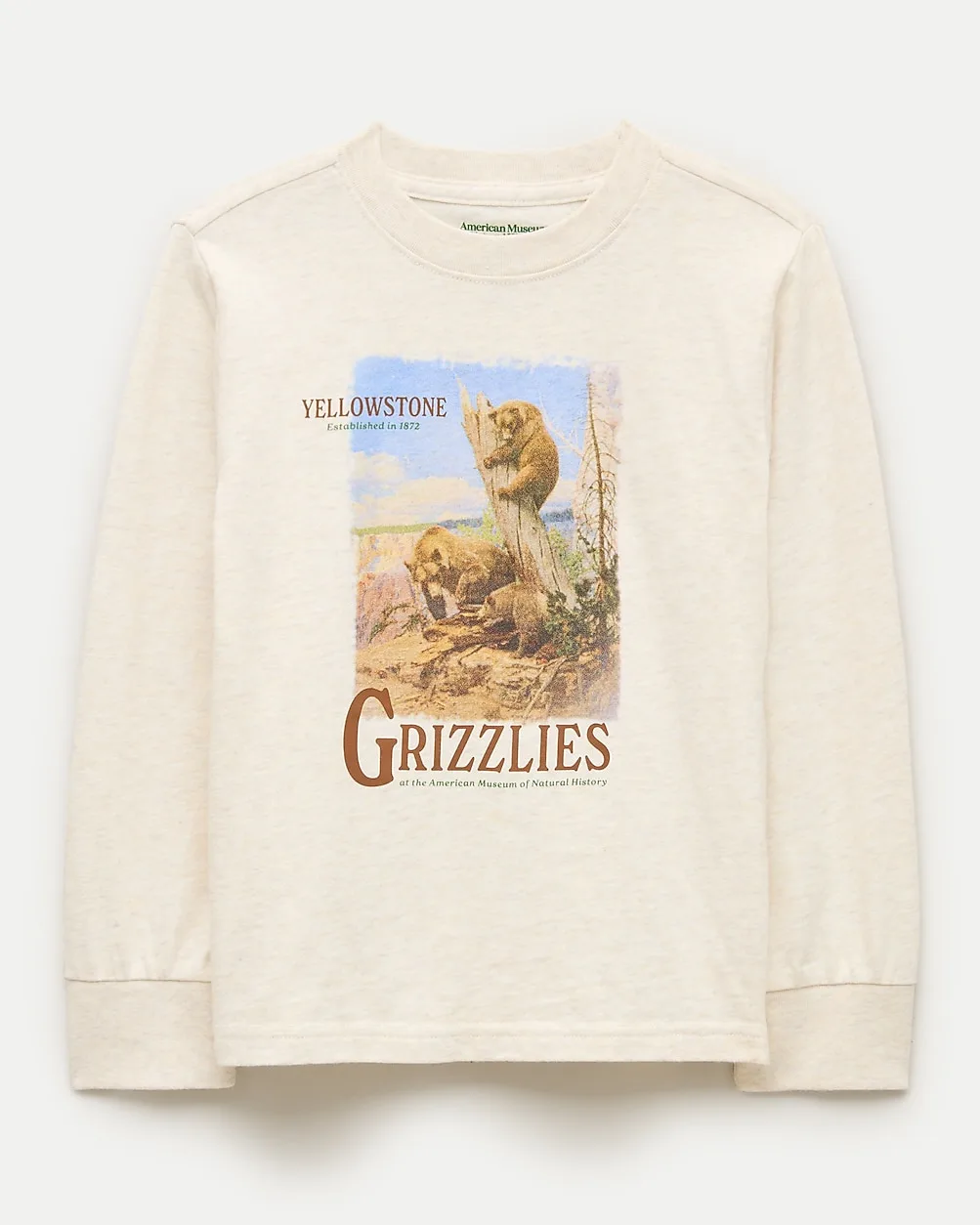American Museum of Natural History for J.Crew Yellowstone Grizzlies Graphic T-Shirt by J.Crew
