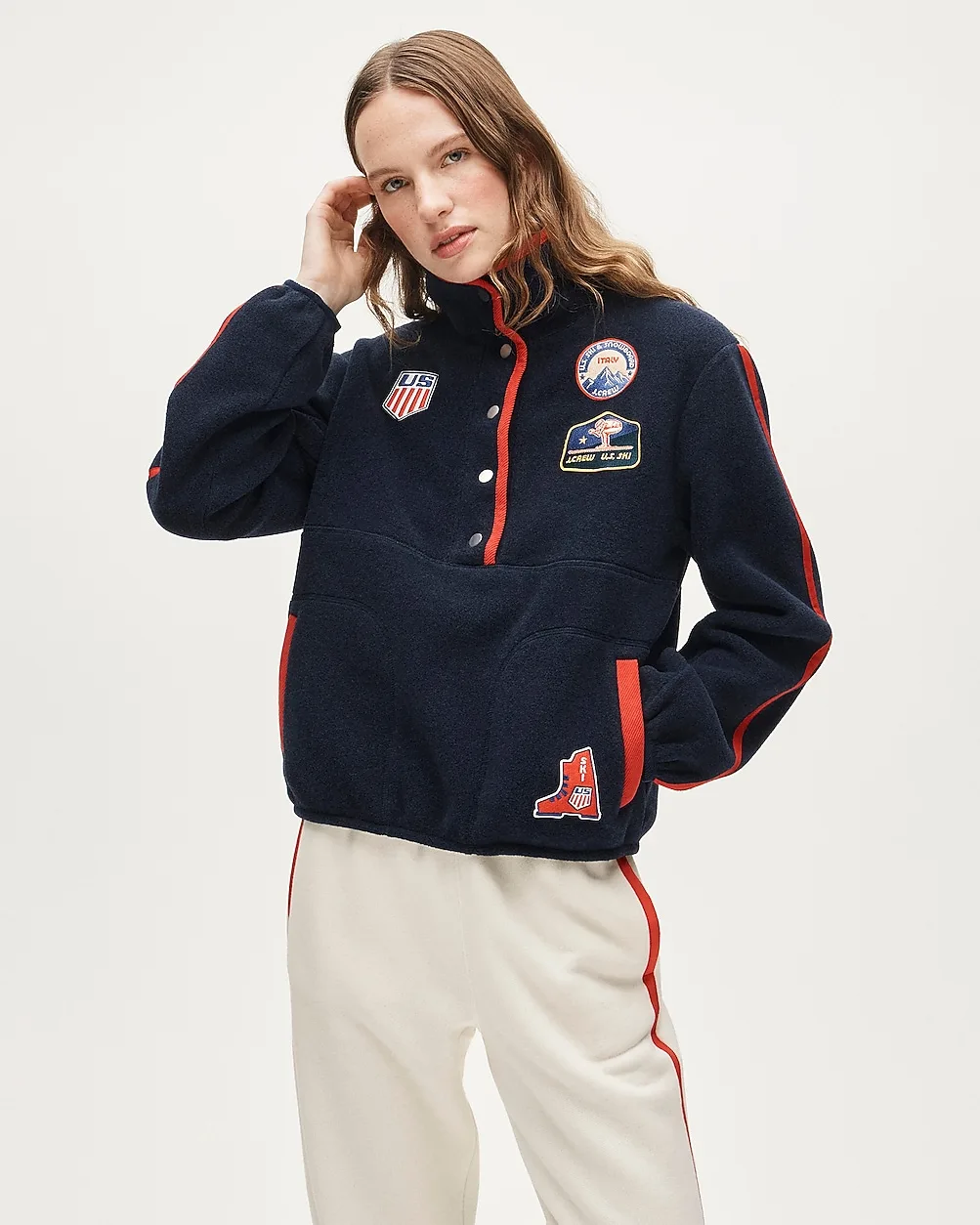 U.S. Ski & Snowboard by J.Crew Warm-Up Fleece Pullover by J.Crew