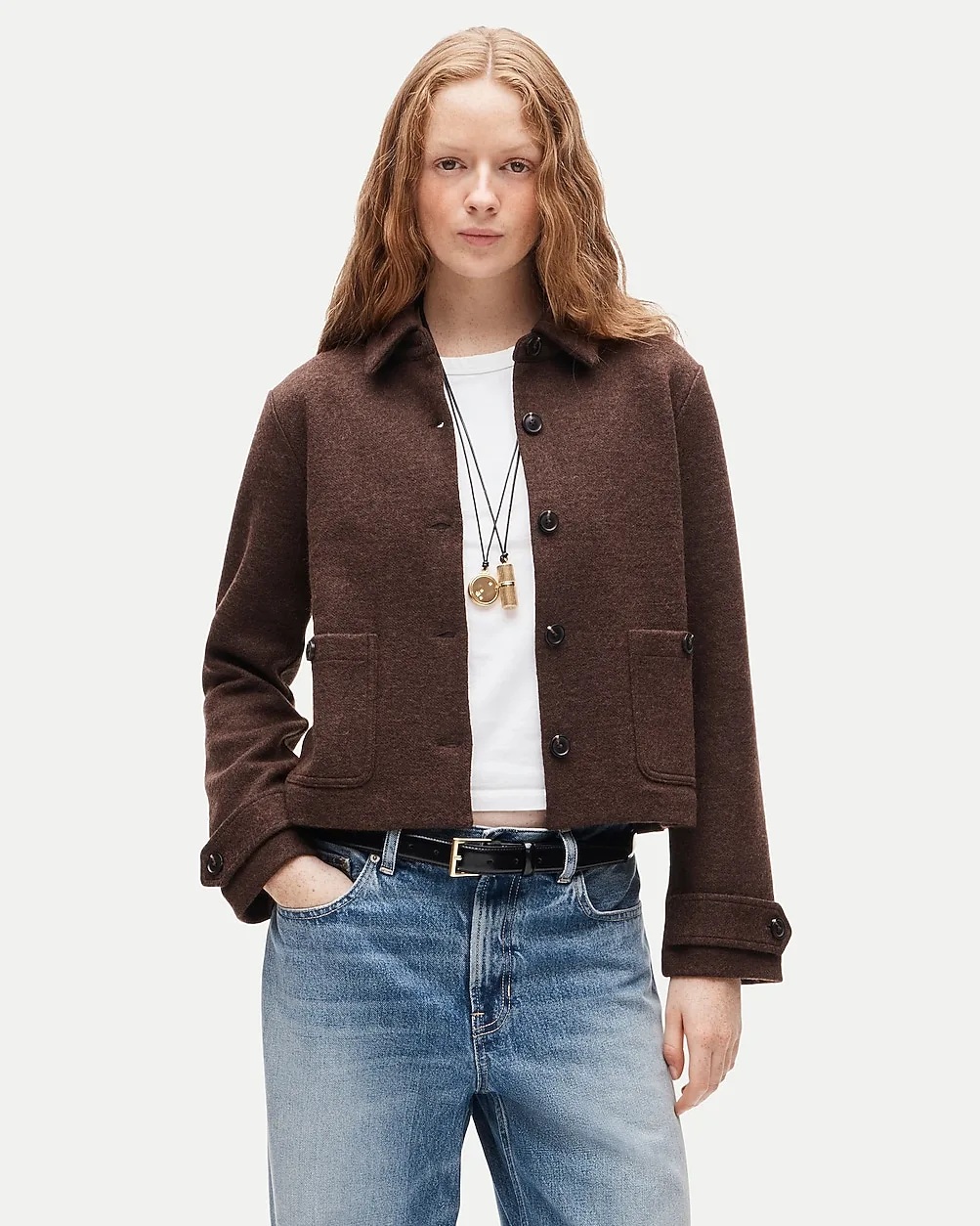 Knit Jacket in Wool Blend by J.Crew