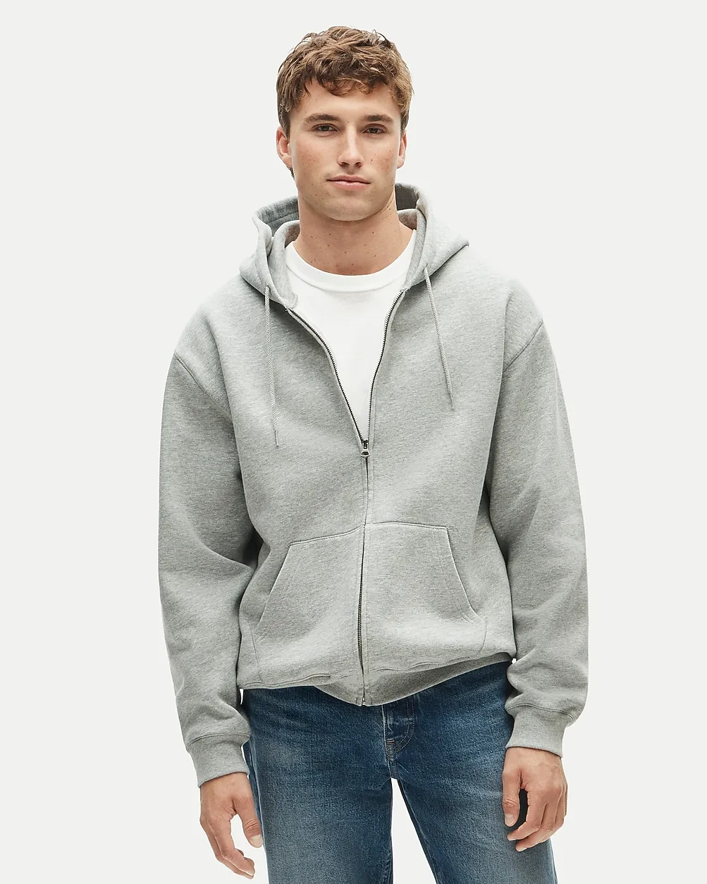 '83 Fleece Full-Zip Hooded Sweatshirt by J.Crew