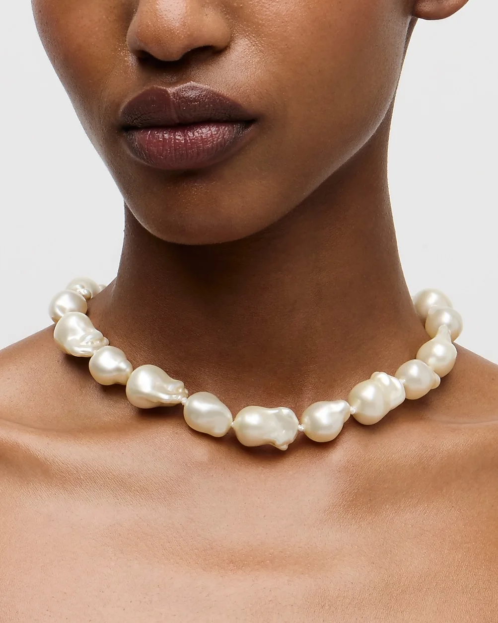 Baroque Pearl Necklace by J.Crew