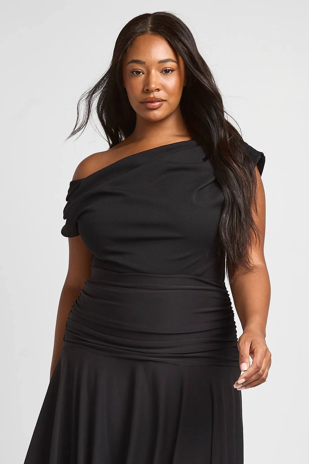 Ruched Sleeves Bodysuit by boohoo