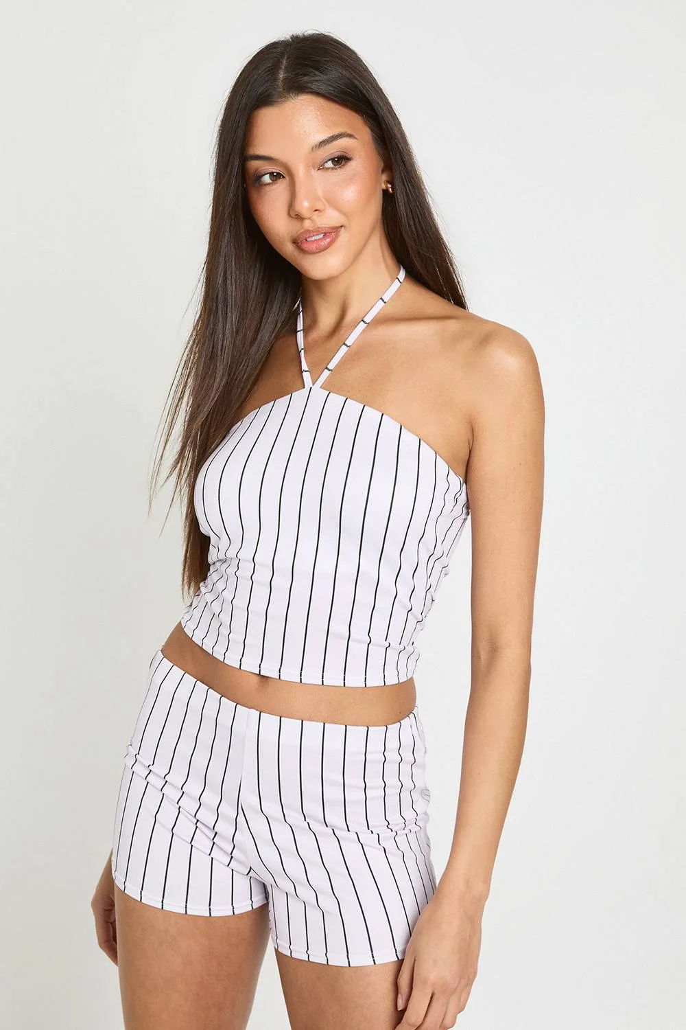 Stripe Hot Pant by boohoo