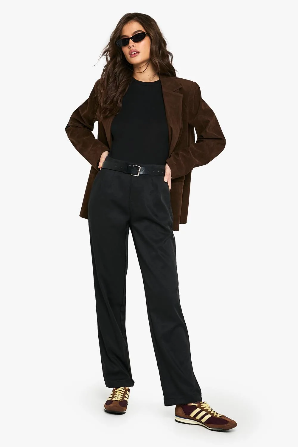 Tailored Tapered Trouser by boohoo