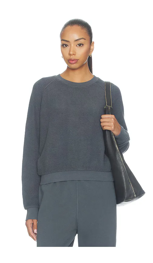 Ziggy Inside Out Fleece Long Sleeve Shrunken Crewneck Sweatshirt by perfectwhitetee