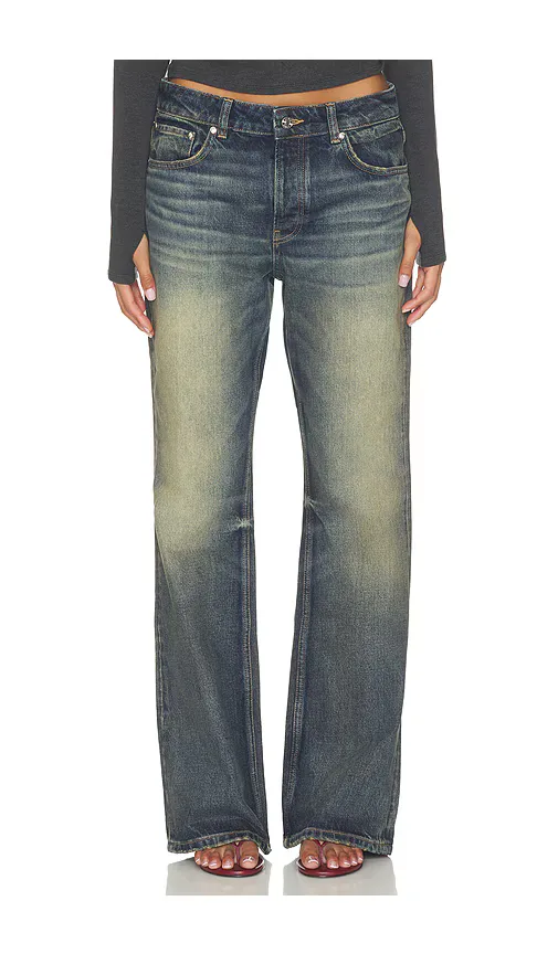 Rowan Mid Rise Flare Jean by EB Denim