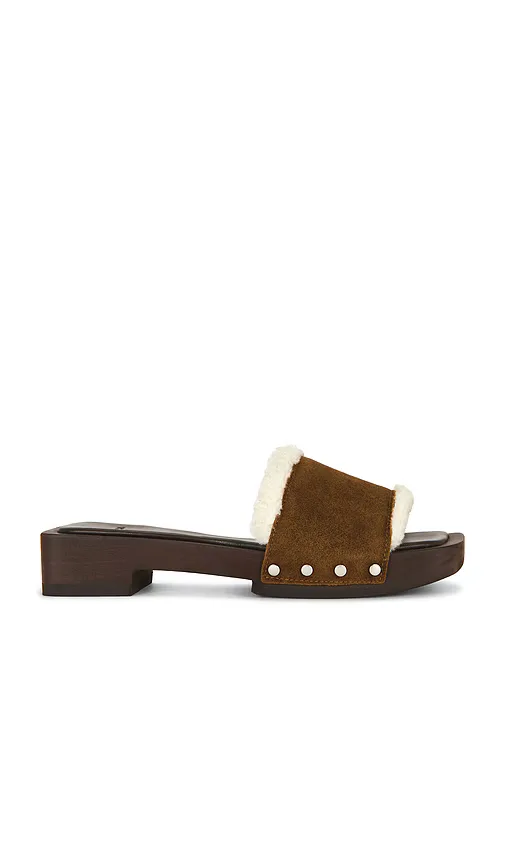 Barbara Shearling Clog by Vince