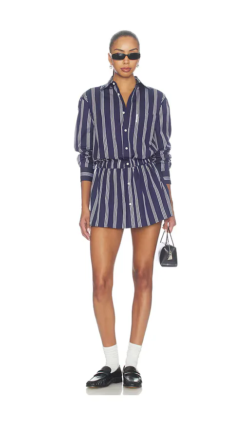 Shirt Dress in Blue by HOMMEgirls
