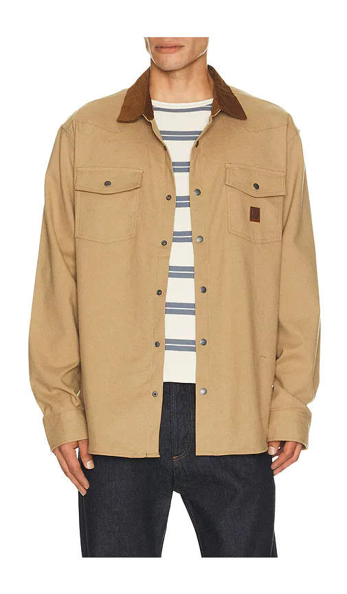 Bowery Builders Ranch Performance Flannel Shirt by Brixton