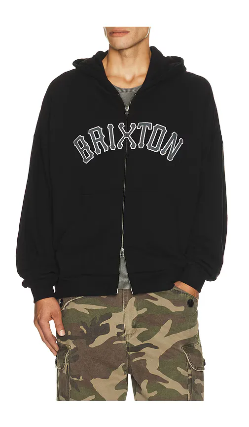 Dugout Full Zip Fleece Hoodie by Brixton